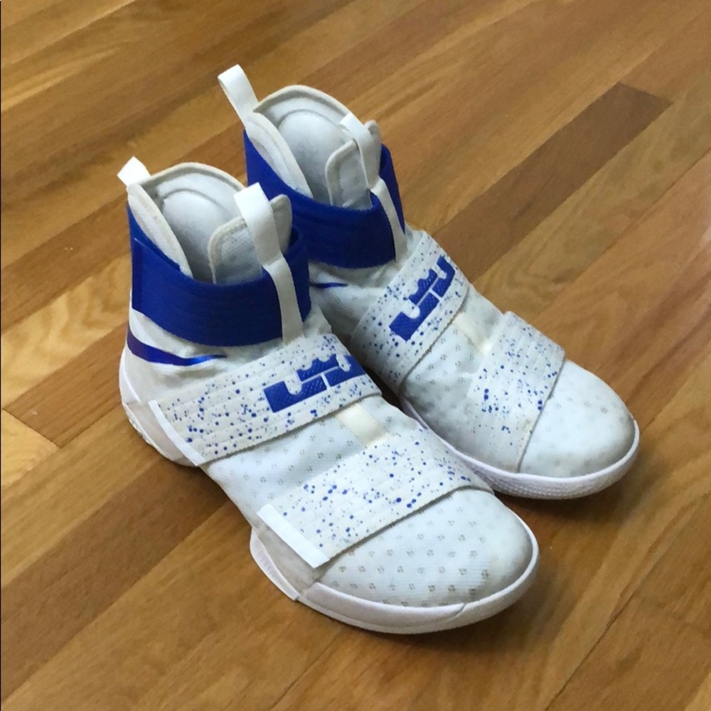 Nike Lebron Soldier X (White Hyper Cobalt)
